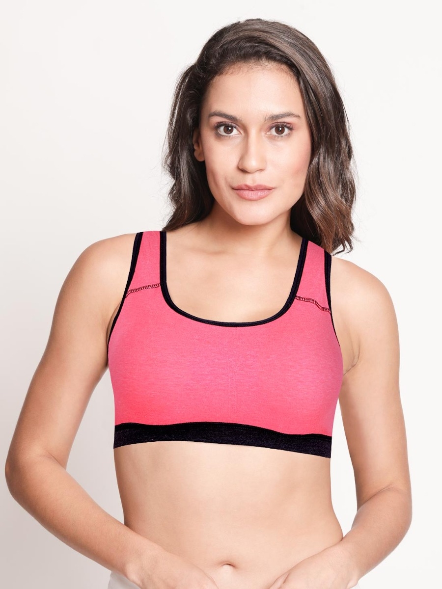 Taabu Black Beauty Heart Print Padded Wirefree T shirt Bra
