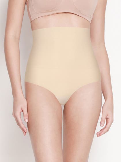 Shyle Almond Buff Skin High Waist Tummy Shaper