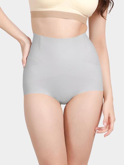 Shyle Light Grey High Waist Panty Shapewear