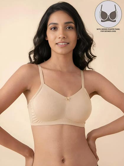 Nykaa Sand Skin Hold Me Up Full Coverage Side Shaper Bra