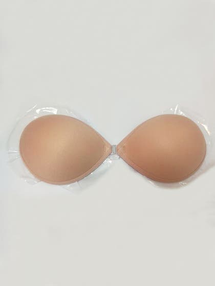 Shyle Light Brown Adhesive Backless Strapless Stick On Bra
