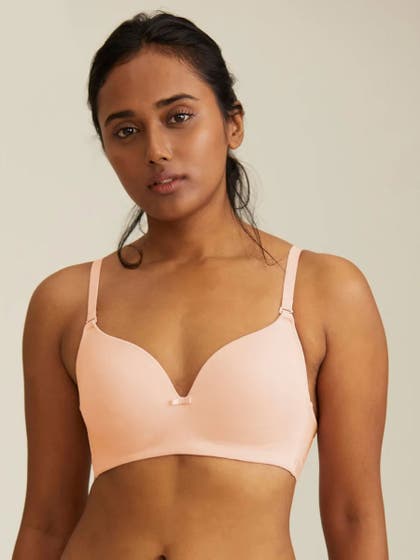 Nykaa Cameo Rose Cotton Seamless Wirefree T shirt Bra