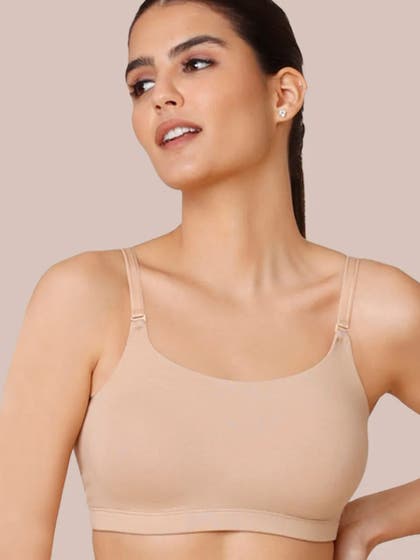 Nykaa Sand Skin Full Coverage Easy Breezy Slip On Cami Bra
