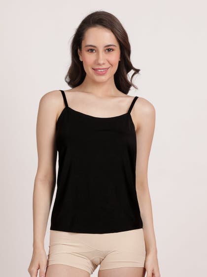 Shyle Black Beauty Adjustable Strap Camisole