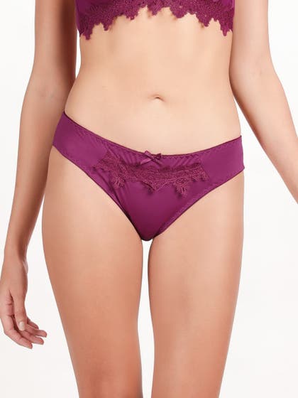 Shyle Purple Potion Medium Coverage Low Waist Panty