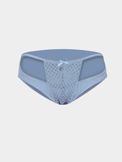 Shyle Angelfalls Center Lace Panel Bikini Panty