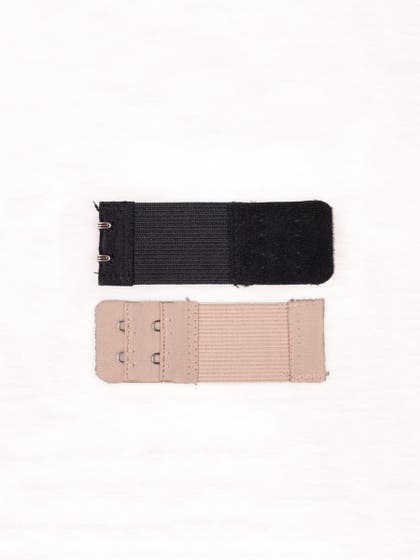 Shyle Skin And Black Two Hooks Bra Band Extender