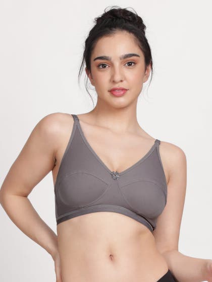 Susie Grey Melange Wirefree Seamed Everyday Bra