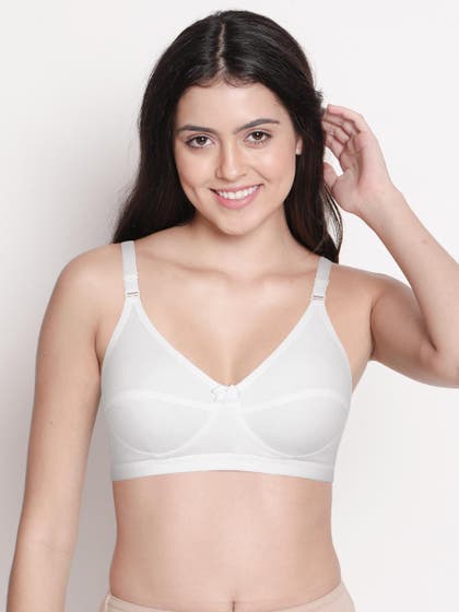 Susie White Wirefree Seamed Everyday Bra