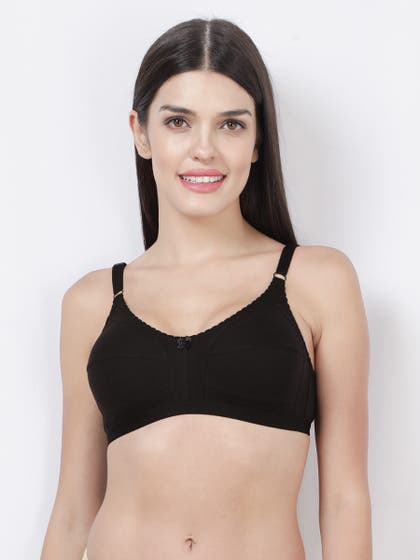 Susie Black Beauty Wirefree Full Coverage No Sag M Frame Bra