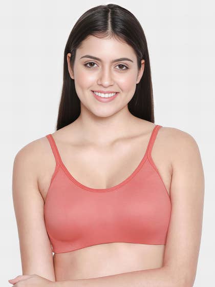 Susie Light Coral Moulded Full Coverage Everyday Bra