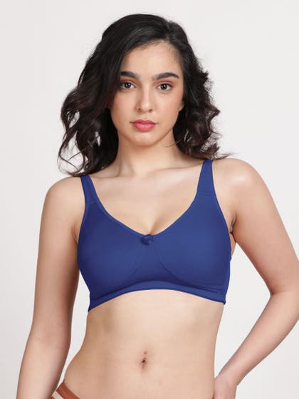 Susie Sodalite Blue Moulded Wirefree Everyday Bra