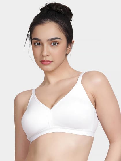 Susie White Bottom Gathered Full Coverage Everyday Bra