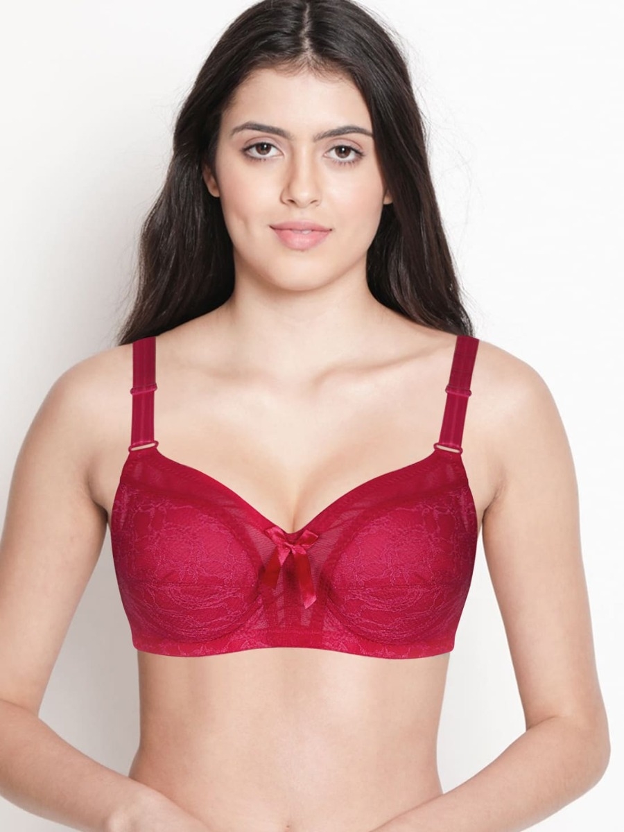 Taabu Black Beauty Heart Print Padded Wirefree T shirt Bra