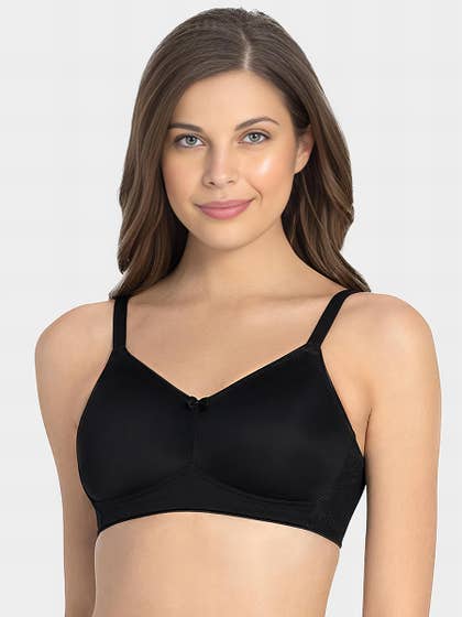 Amante Black Smooth Minimizer Non Padded Non Wired Bra