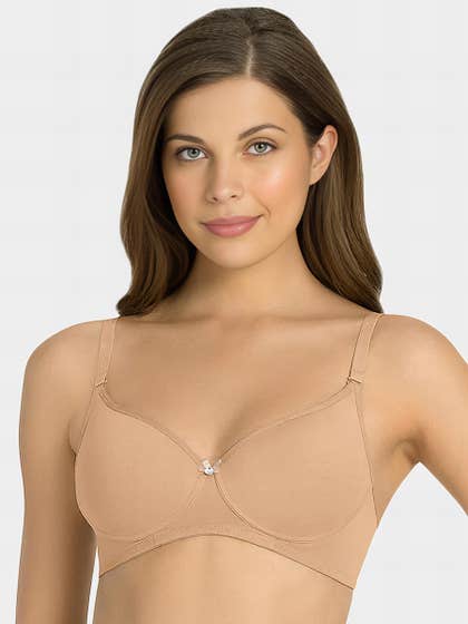 Amante Sandalwood All Day Smooth Comfort Padded and Non Wired Bra