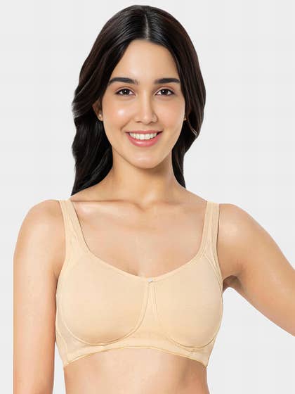 Amante Hazelnut Super Support Solid Non Padded Non Wired Bra