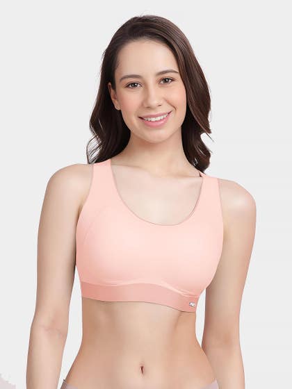Shyle Ballet Slipper Pink Padded Wirefree Everyday Seamless Bra