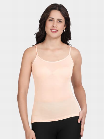 Shyle Skin Basic Scoop Neck Spaghetti Straps Camisole