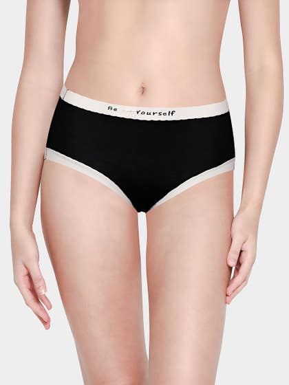 Shyle Black Beauty Be Yourself Full Coverage Hipster Panty