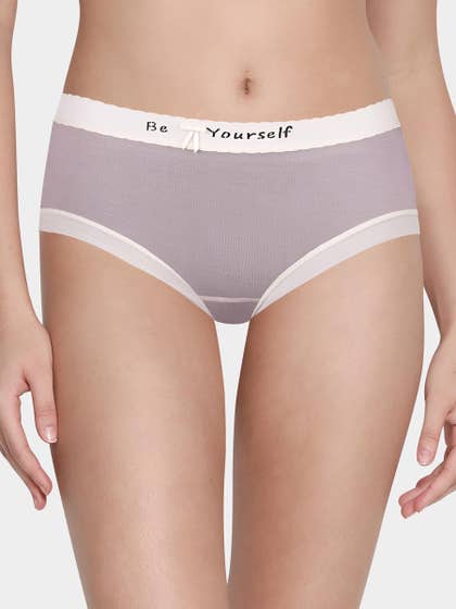 Shyle Lavender Be Yourself Full Coverage Hipster Panty