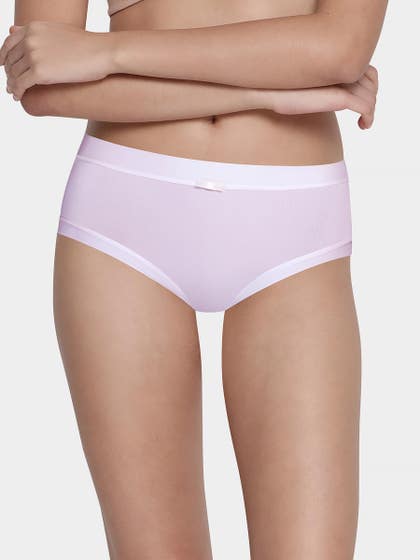 Shyle Lavender Soft Feel Full Coverage Hipster Panty