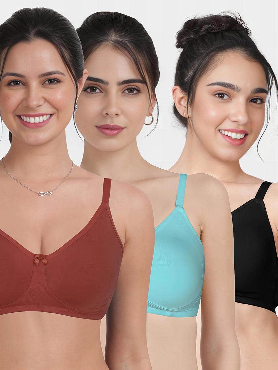 Susie Multicolor Secret Side Shaper Basic Moulded Bra