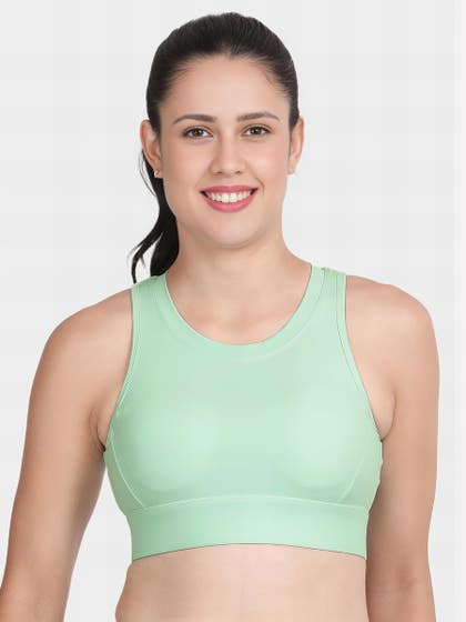 Shyle Island Paradise Medium Impact Criss Cross Padded Sports Bra
