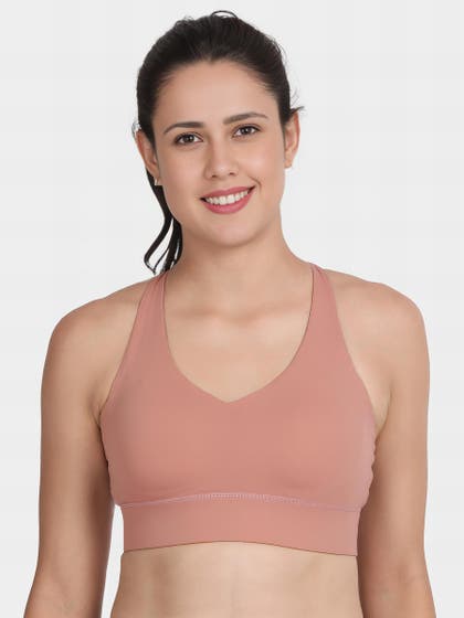 Shyle Rose Dawn Racerback Medium Impact Padded Sports Bra