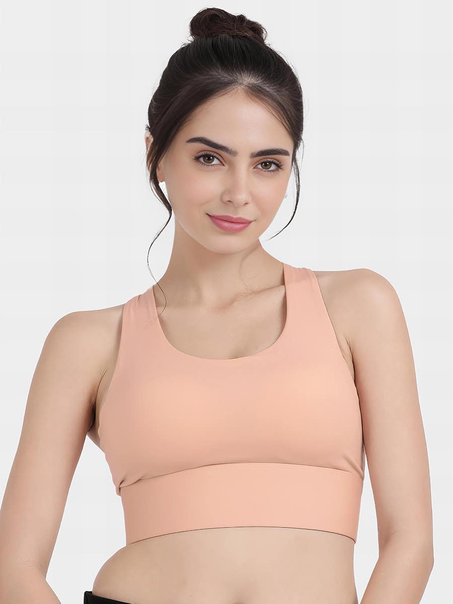 Shyle Mary Rose Medium Impact Multi Strap Padded Sports Bra