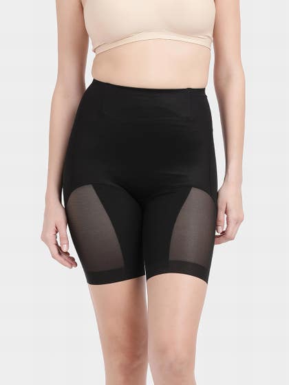 Shyle Black High Waist Tummy Shapewear