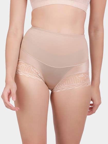 Shyle Hazelnut High Waist Tummy Toner Shapewear