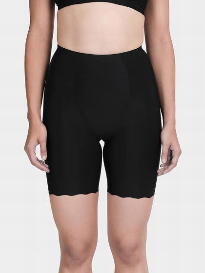 Shyle Black Beauty Waist And Thigh Compression Shapewear