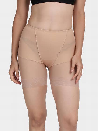 Shyle Skin Transparent Lace Tummy Shapewear
