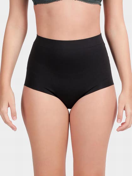 Shyle Black Beauty High Waist Tummy Tucker Panty Shapewear