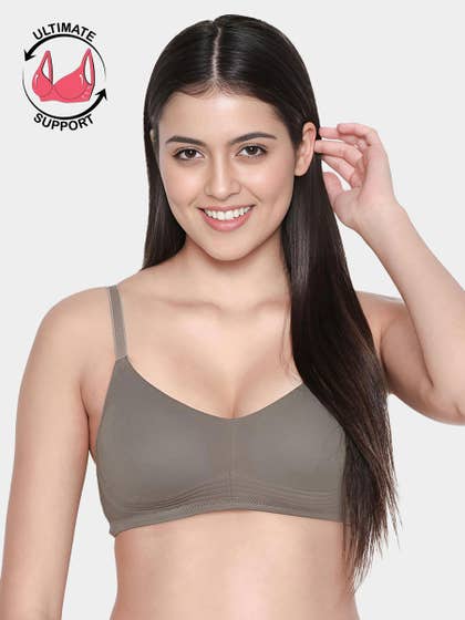 Susie Stormfront Grey Bottom Encircled Moulded Everyday Bra