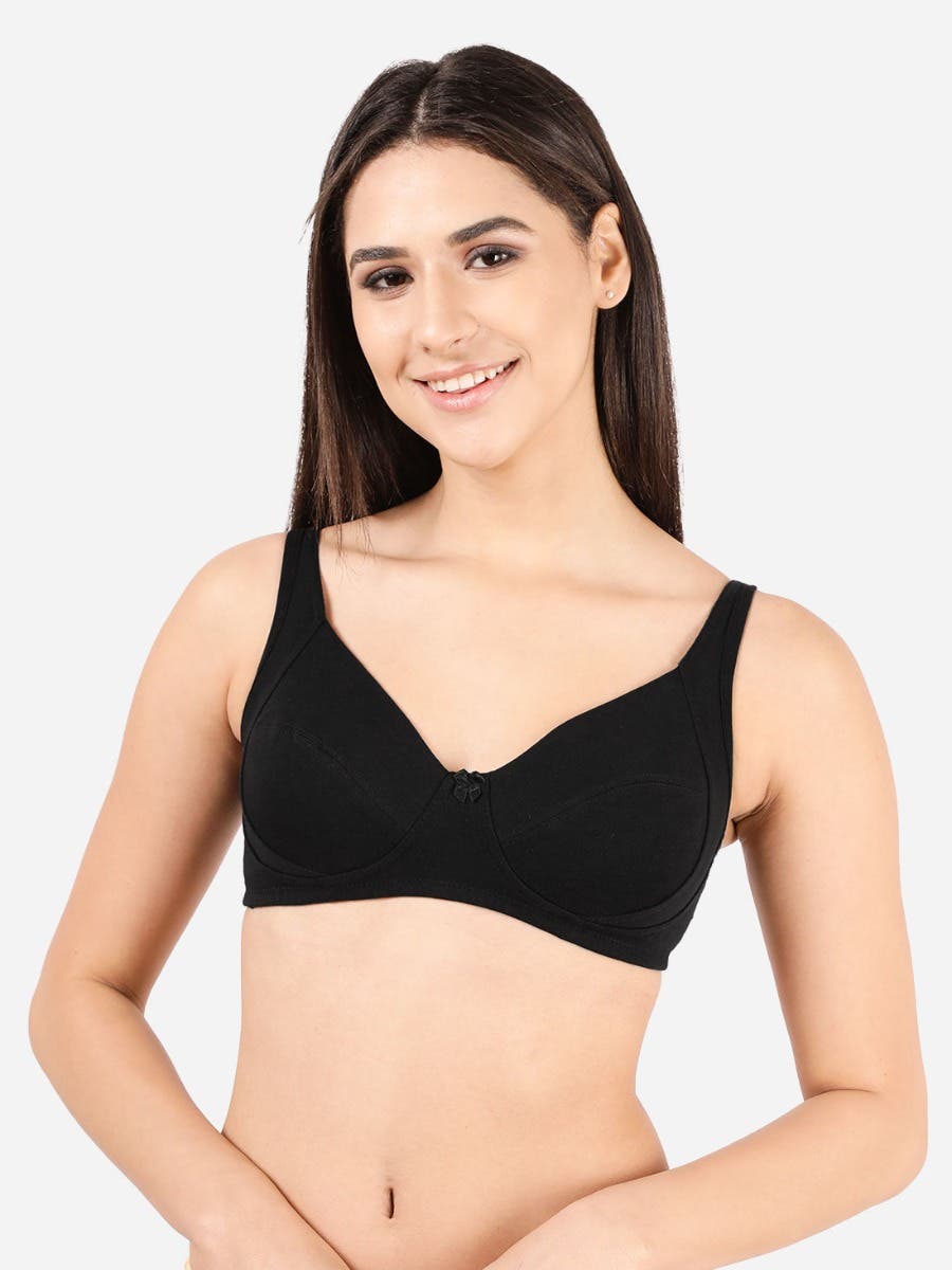 Susie Black Beauty Non Padded Everyday Side Support Bra
