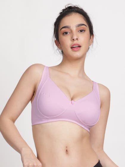 Susie Lavender Fog Non Padded Everyday Side Support Bra