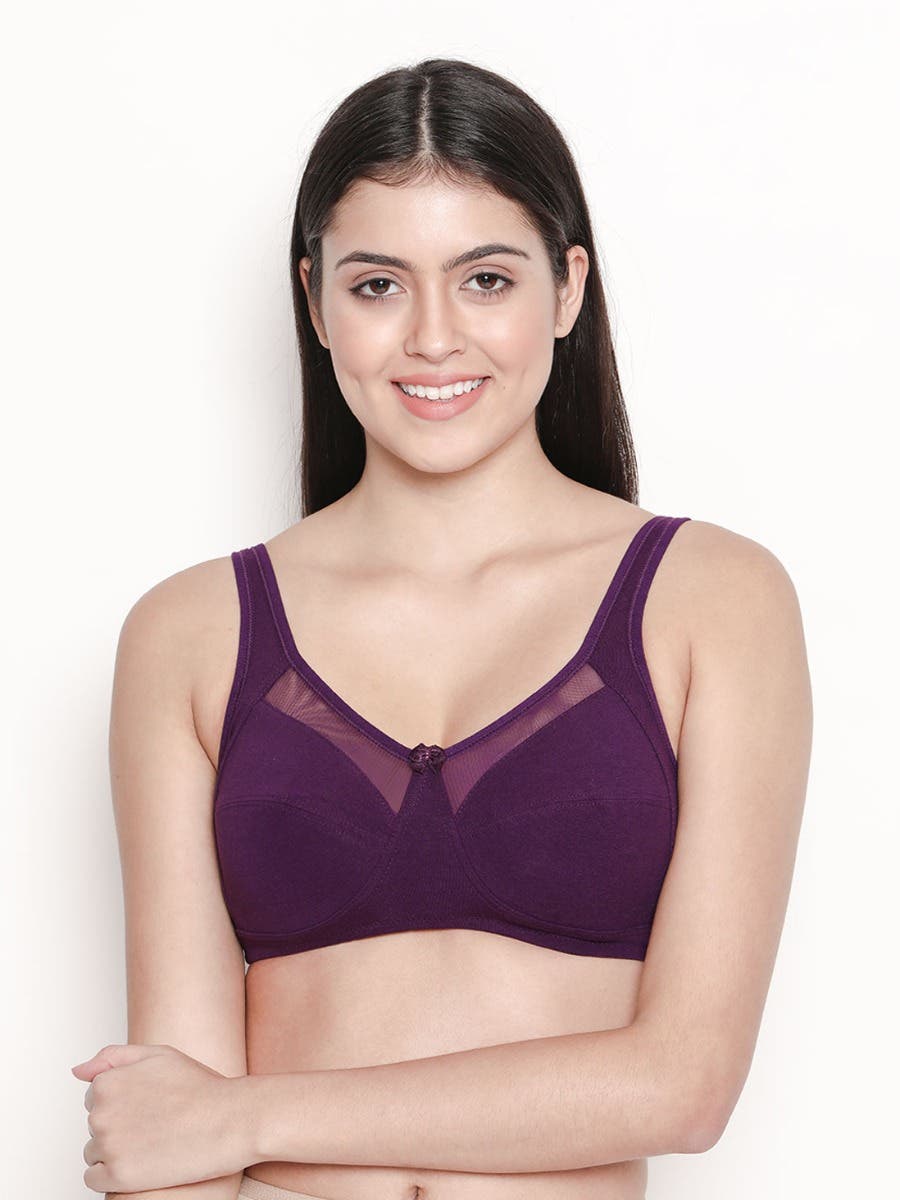 Taabu Black Beauty Heart Print Padded Wirefree T shirt Bra