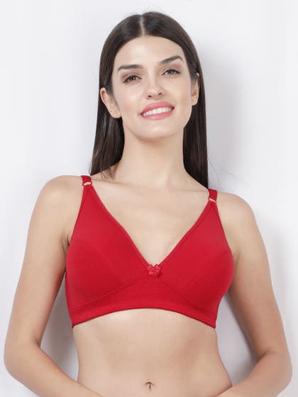 Susie Fiery Red Non Padded Everyday Plunge Bra