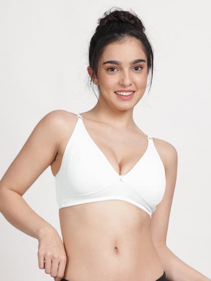 Susie White Non Padded Everyday Plunge Bra 