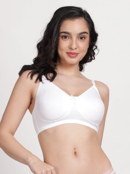 Susie White Non Padded Wirefree Full Coverage Everyday Bra