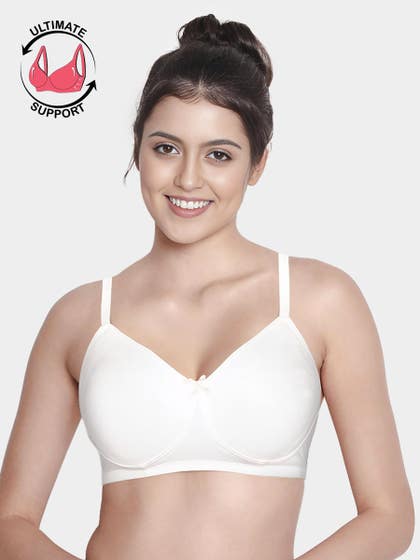 Susie White Side Encircled Wirefree Non Padded Everyday Bra