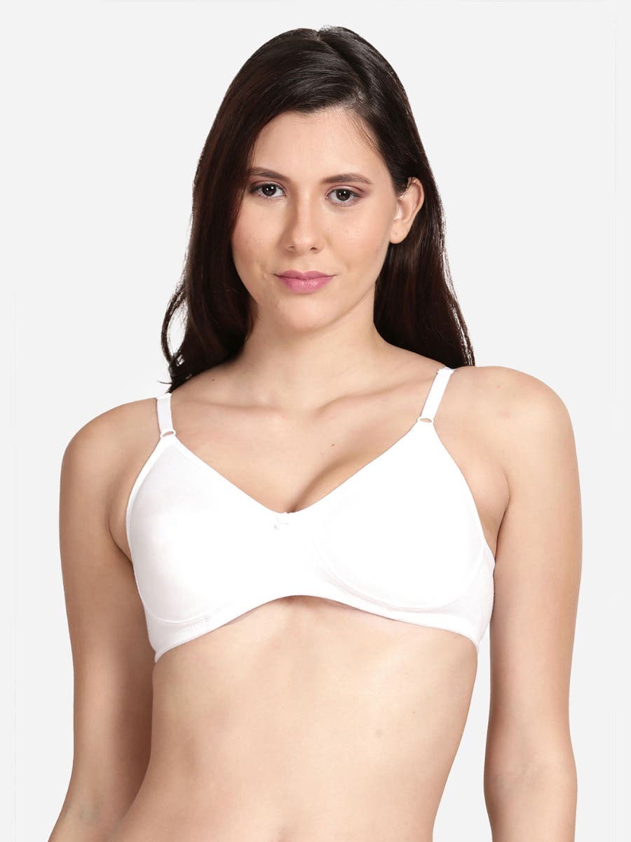 Taabu Black Beauty Heart Print Padded Wirefree T shirt Bra
