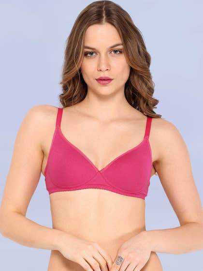 Enamor Pink Wirefree T-Shirt Bra
