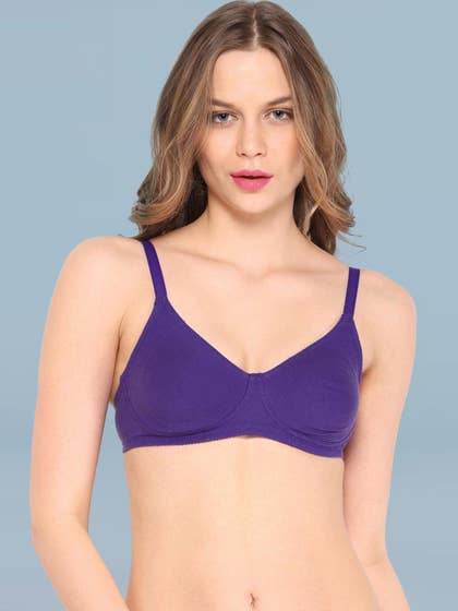 Enamor Violet Side Encircled Wirefree Everyday Bra