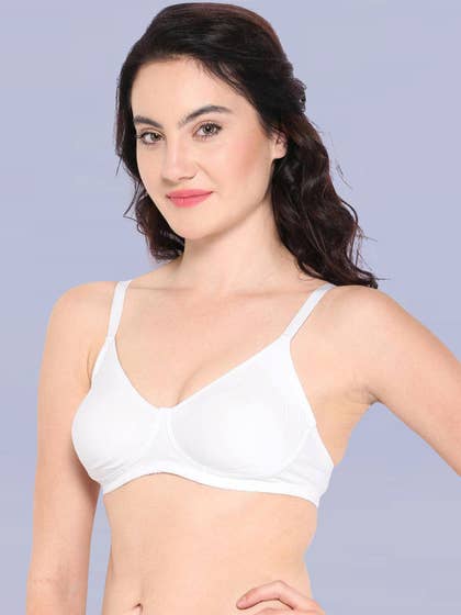 Enamor White Side Encircled Wirefree Everyday Bra