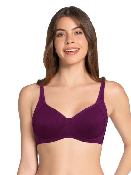 Amante PlumCaspia Purple Non Padded Cool Contour Bra