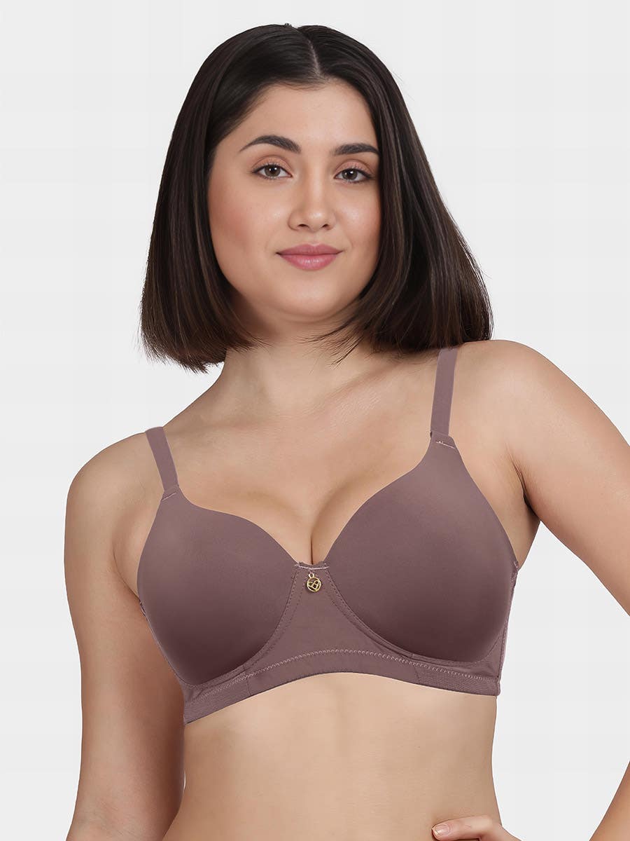 Susie Rose Taupe Fully Adjustable Lightly Padded Bra