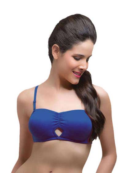 Laavian Royal Blue Convertible Strapless bra